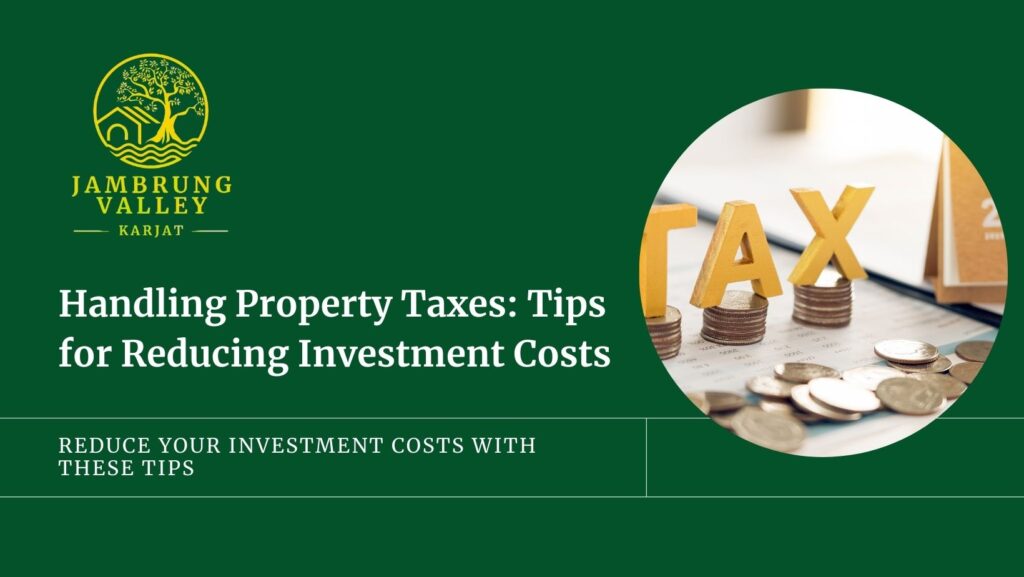 Handling Property Taxes: Tips for Reducing Investment Costs